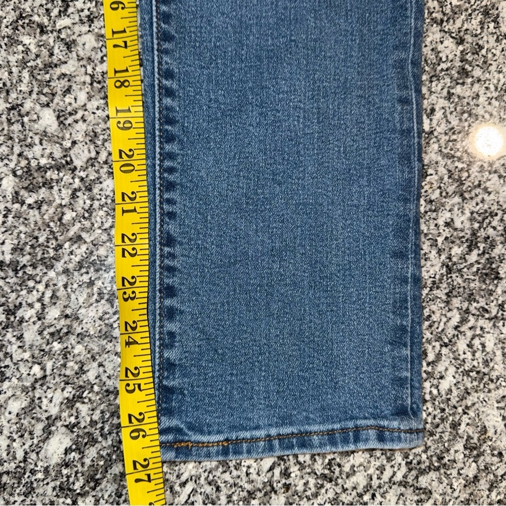 Levi’s Wedgie Straight Jeans Size 28 button fly medium wash women’s classic - Picture 9 of 15